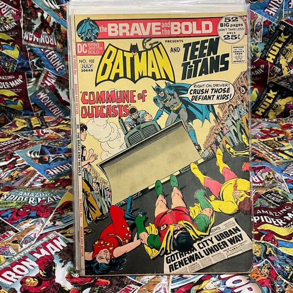 Brave and the Bold #102, featuring Batman and the Teen Titans